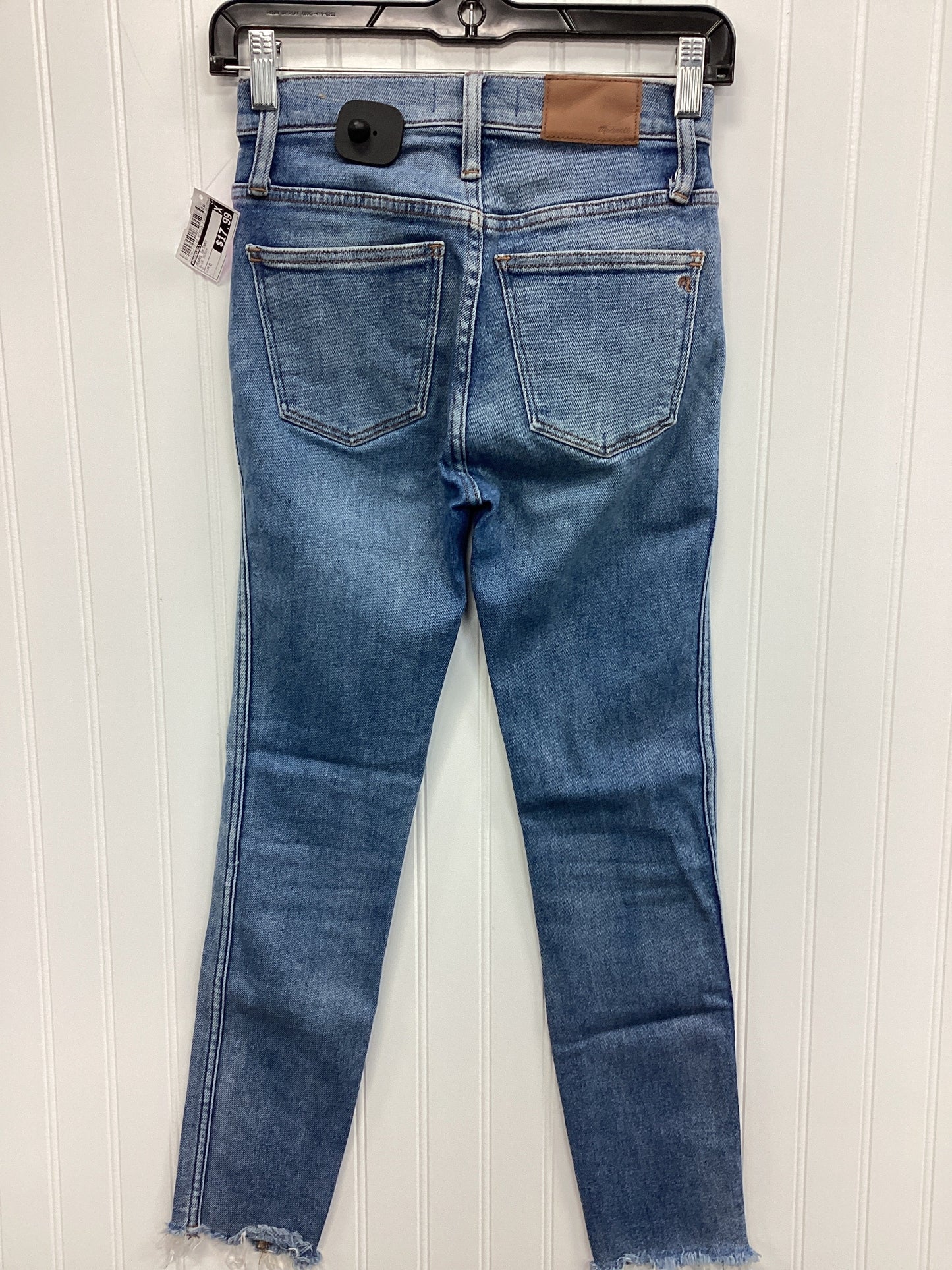 Jeans Skinny By Madewell In Blue Denim, Size:0