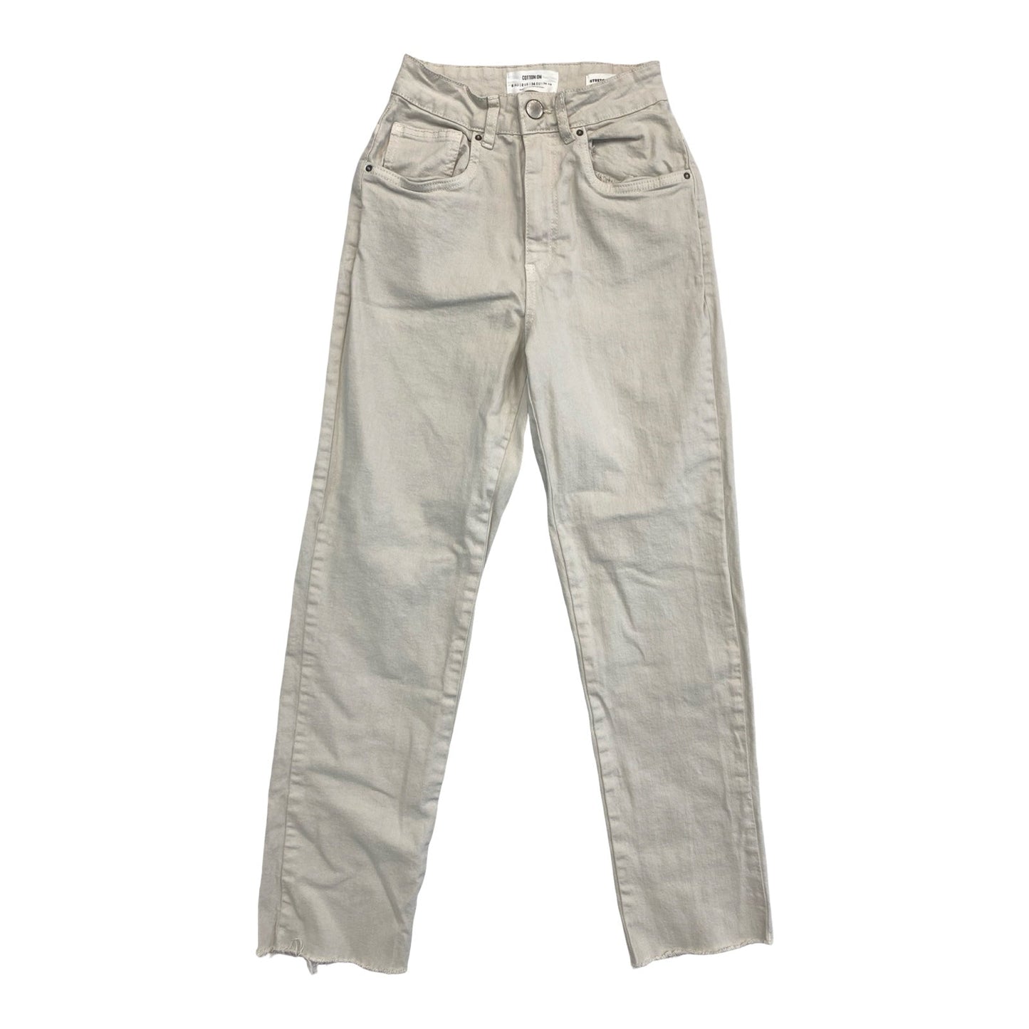 Jeans Straight By Cotton On In Tan, Size:2