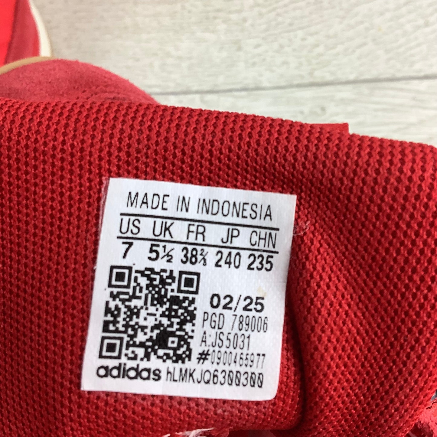 Shoes Athletic By Adidas In Red, Size: 7