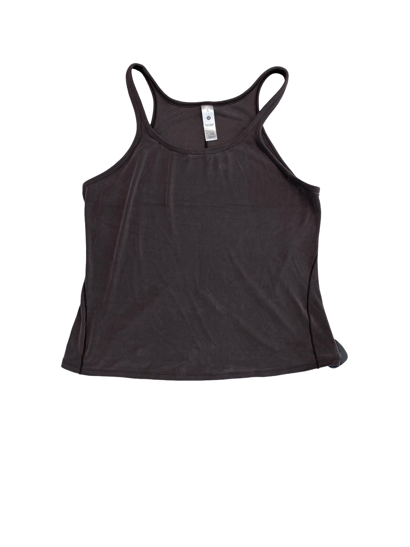 Athletic Tank Top By Lululemon In Brown, Size:L