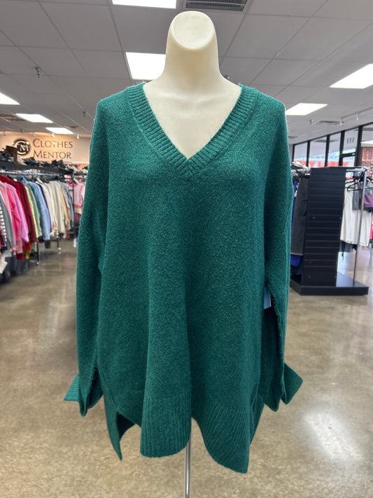 Sweater By Vince Camuto In Green, Size:Xl