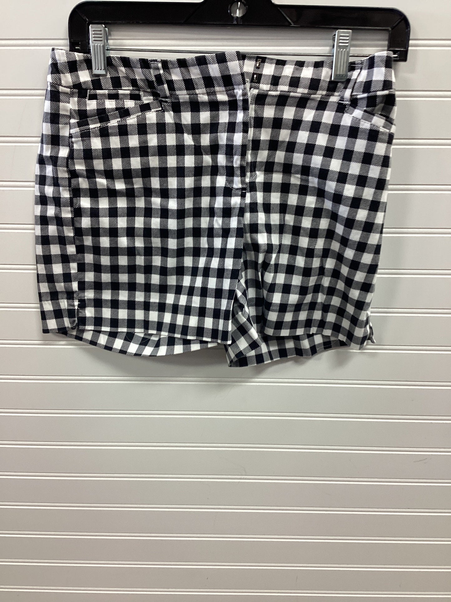 Shorts By White House Black Market In Plaid Pattern, Size:2