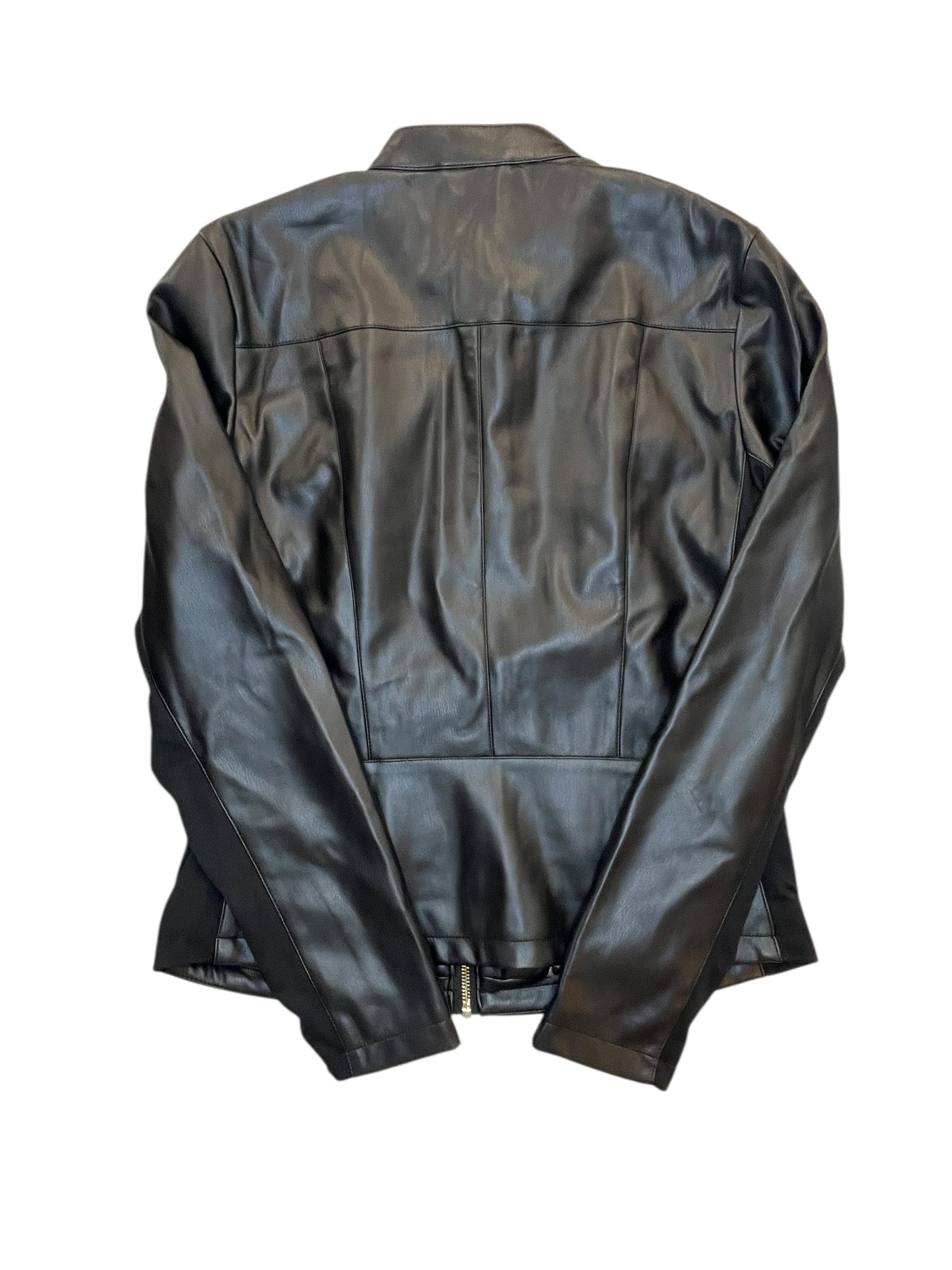 Jacket Moto By Calvin Klein In Black, Size:M