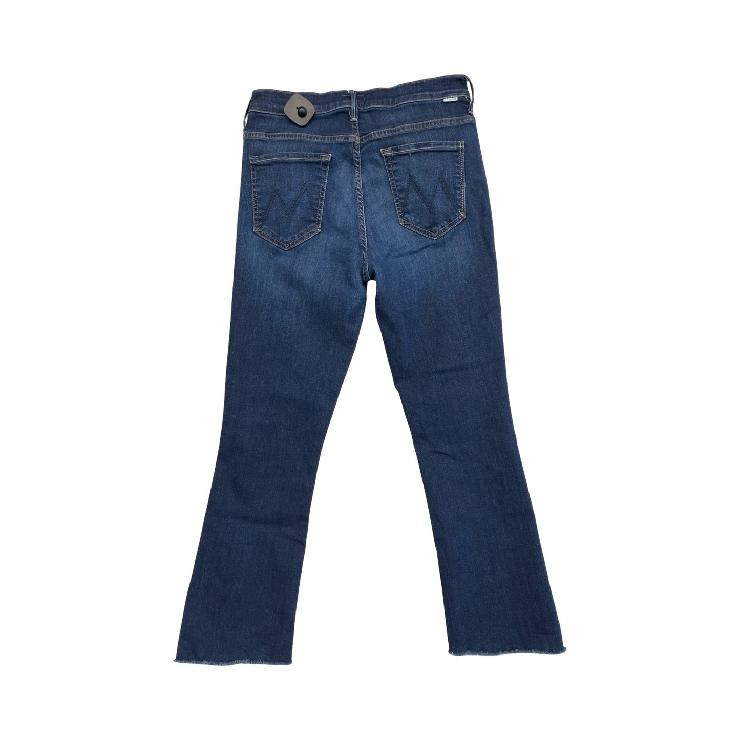 Jeans Straight By Mother In Blue Denim, Size:8