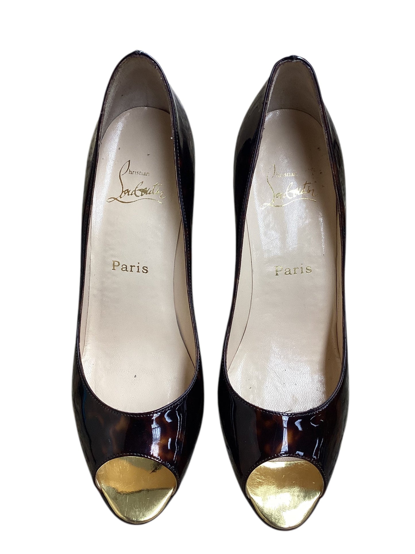 Shoes Luxury Designer By Christian Louboutin In Brown