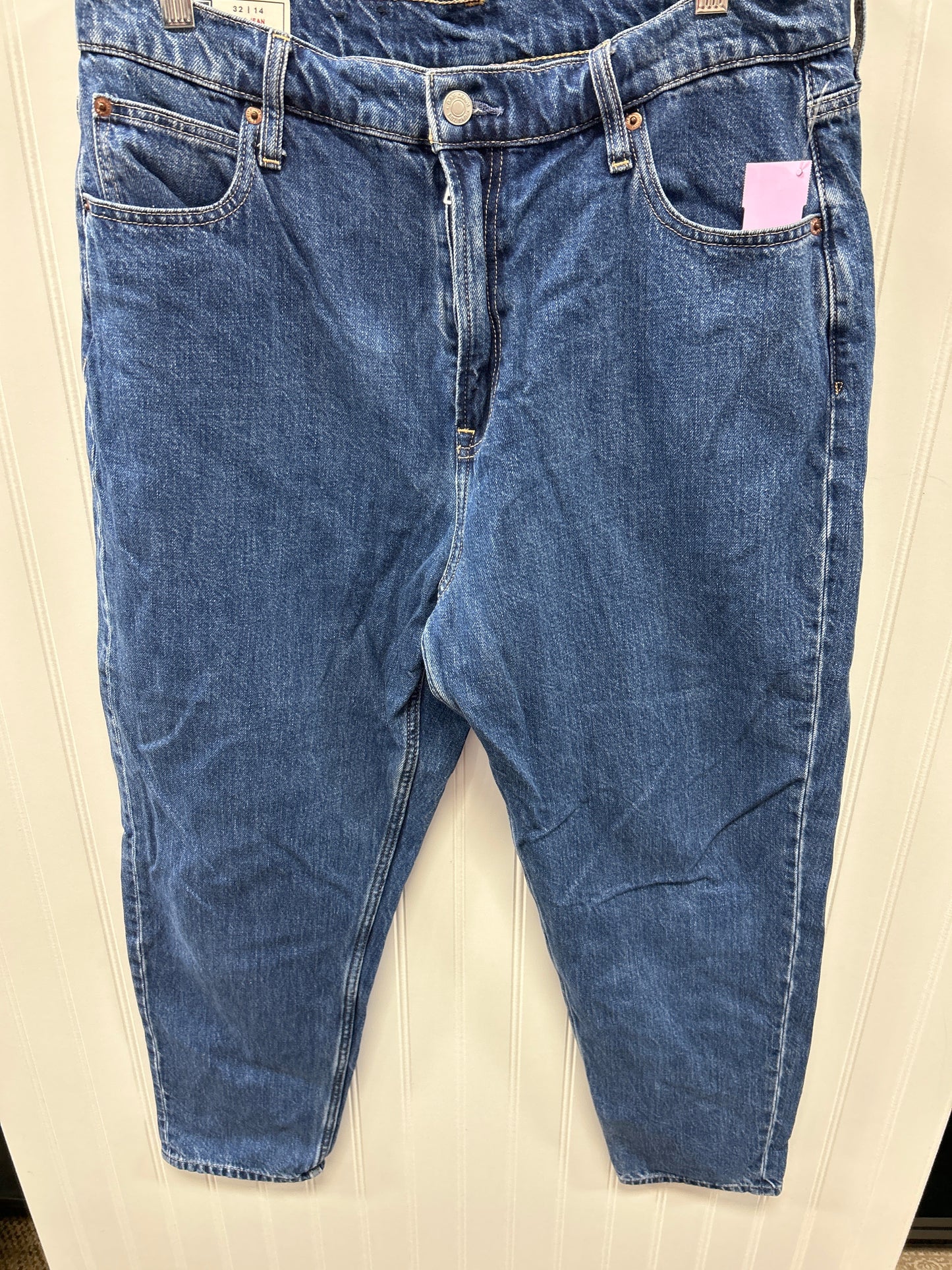 Jeans Boyfriend By Gap In Blue Denim, Size:14