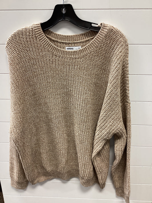 Sweater By Sonoma In Tan, Size:1X