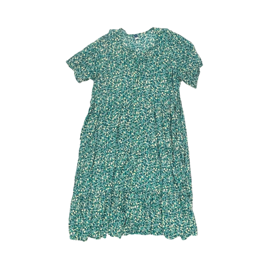 Dress Casual Midi By Old Navy In Floral Print, Size:Xxl