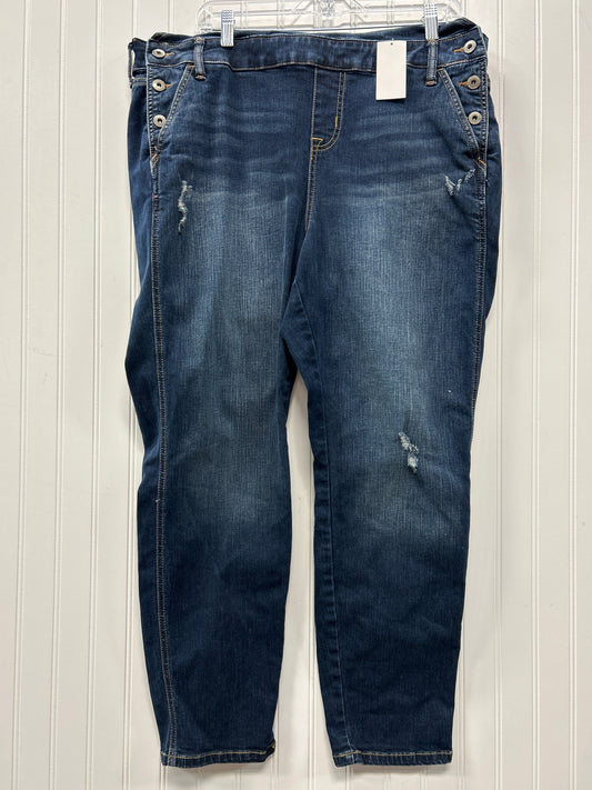 Overalls By Torrid In Blue Denim, Size:16 NWT