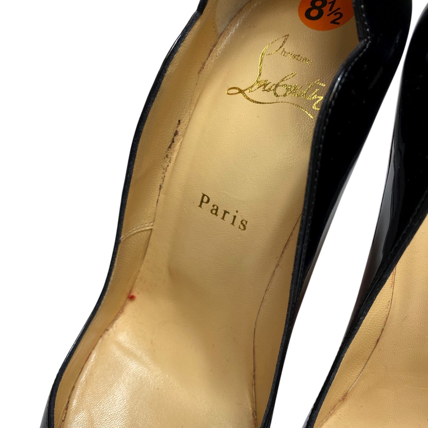 Shoes Luxury Designer By Christian Louboutin In Black, Size:8.5