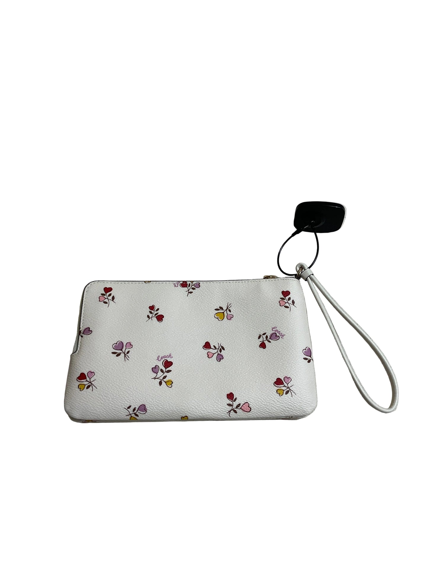 Wristlet Designer By Coach In Floral Print, Size:Large