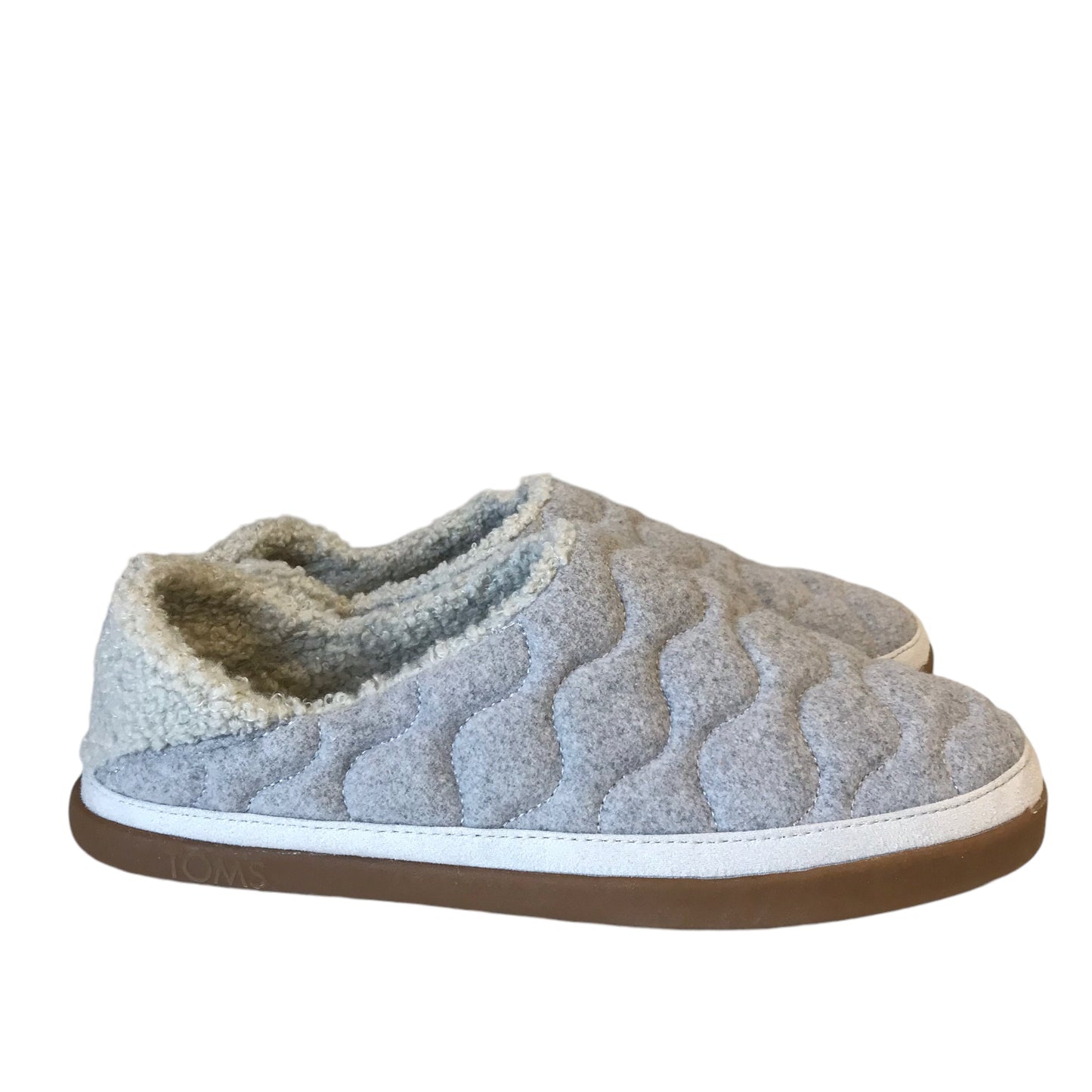 Slippers by TOMS In GREY, Size: 9.5