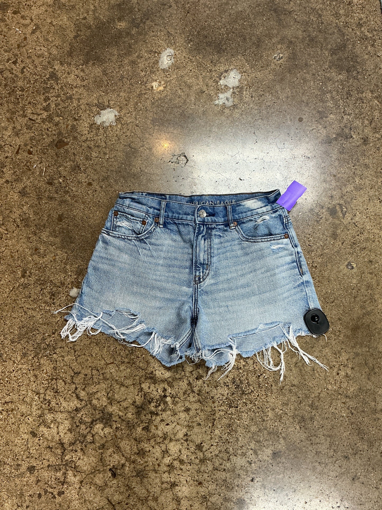 Shorts By American Eagle In Blue Denim, Size:2