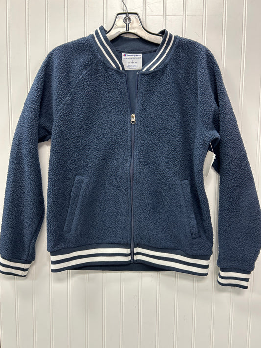 Athletic Jacket By Champion In Navy, Size:S
