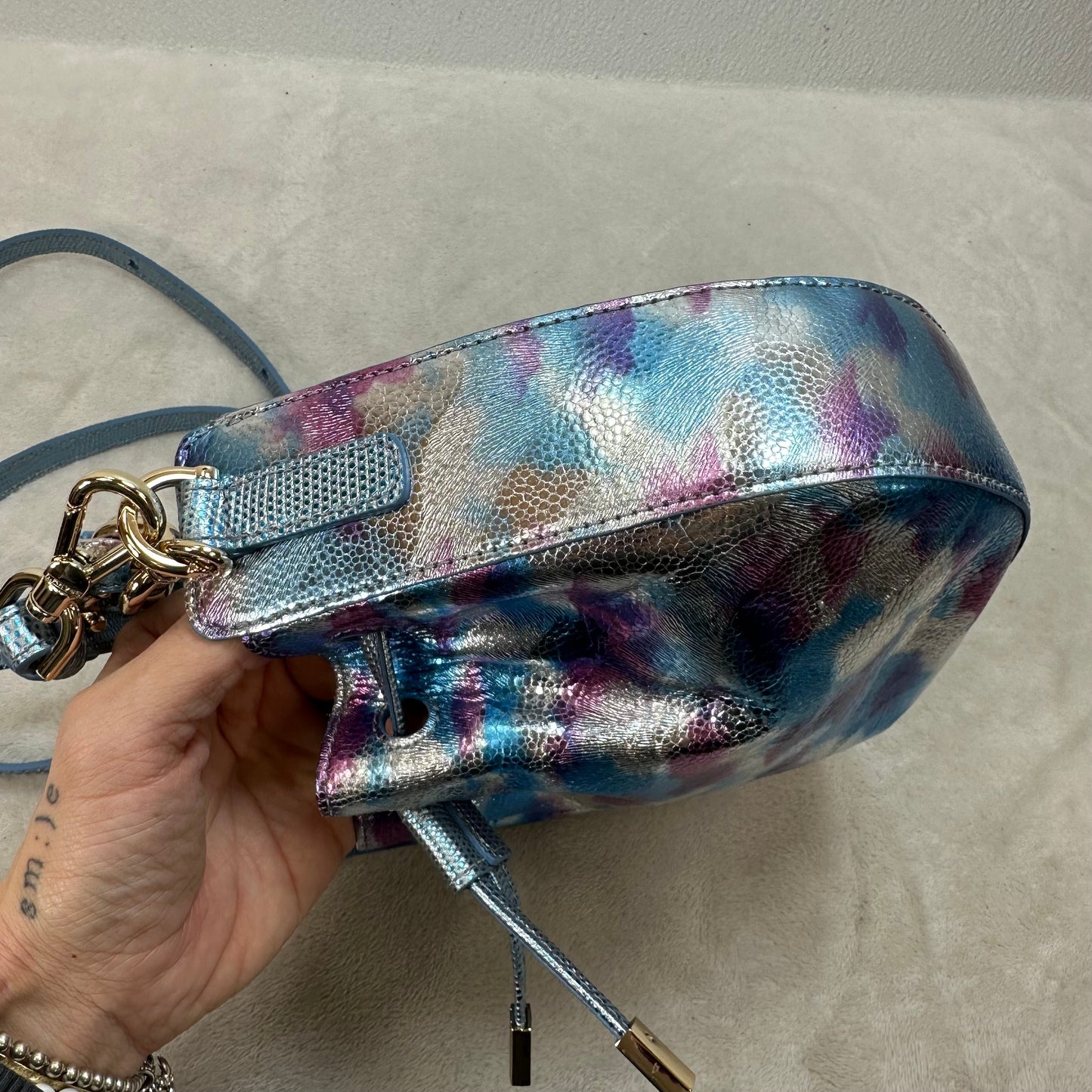 Eliana - Multi Durango Crossbody Designer By Brahmin, Size: Small