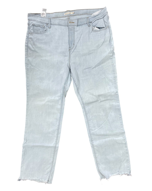 Jeans Straight By Levis In Blue, Size:20