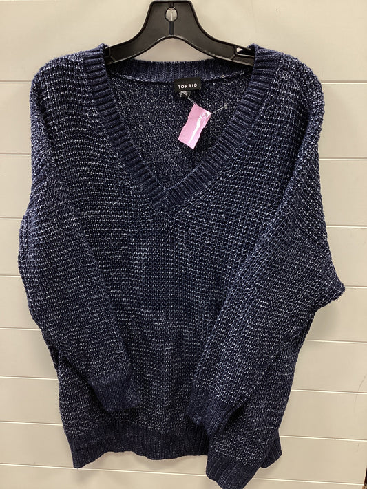 Sweater By Torrid In Blue, Size:2X