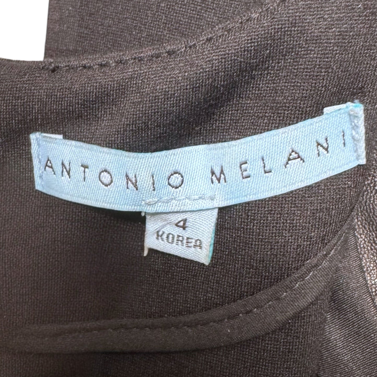 Luxury Collection Leather Sheath Dress By Antonio Melani In Black, Size: 4