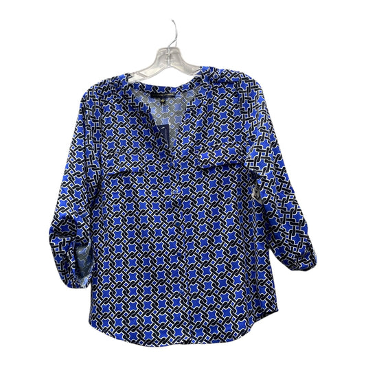 Top Ls By Adrienne Vittadini In Blue, Size:S