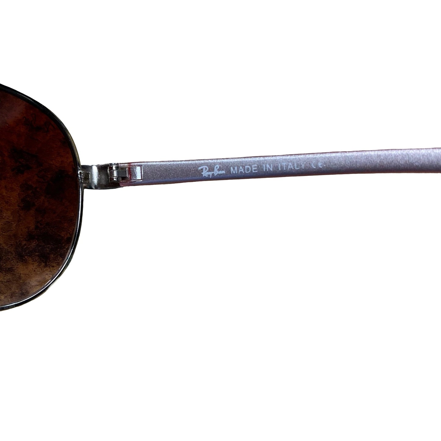 Sunglasses Designer By Ray Ban In Gold, Size: