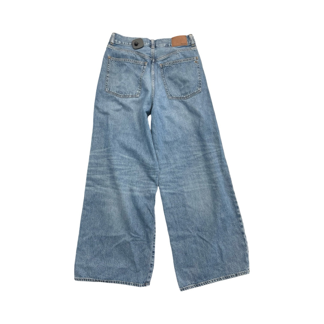 Jeans Wide Leg By Madewell In Blue Denim, Size:6