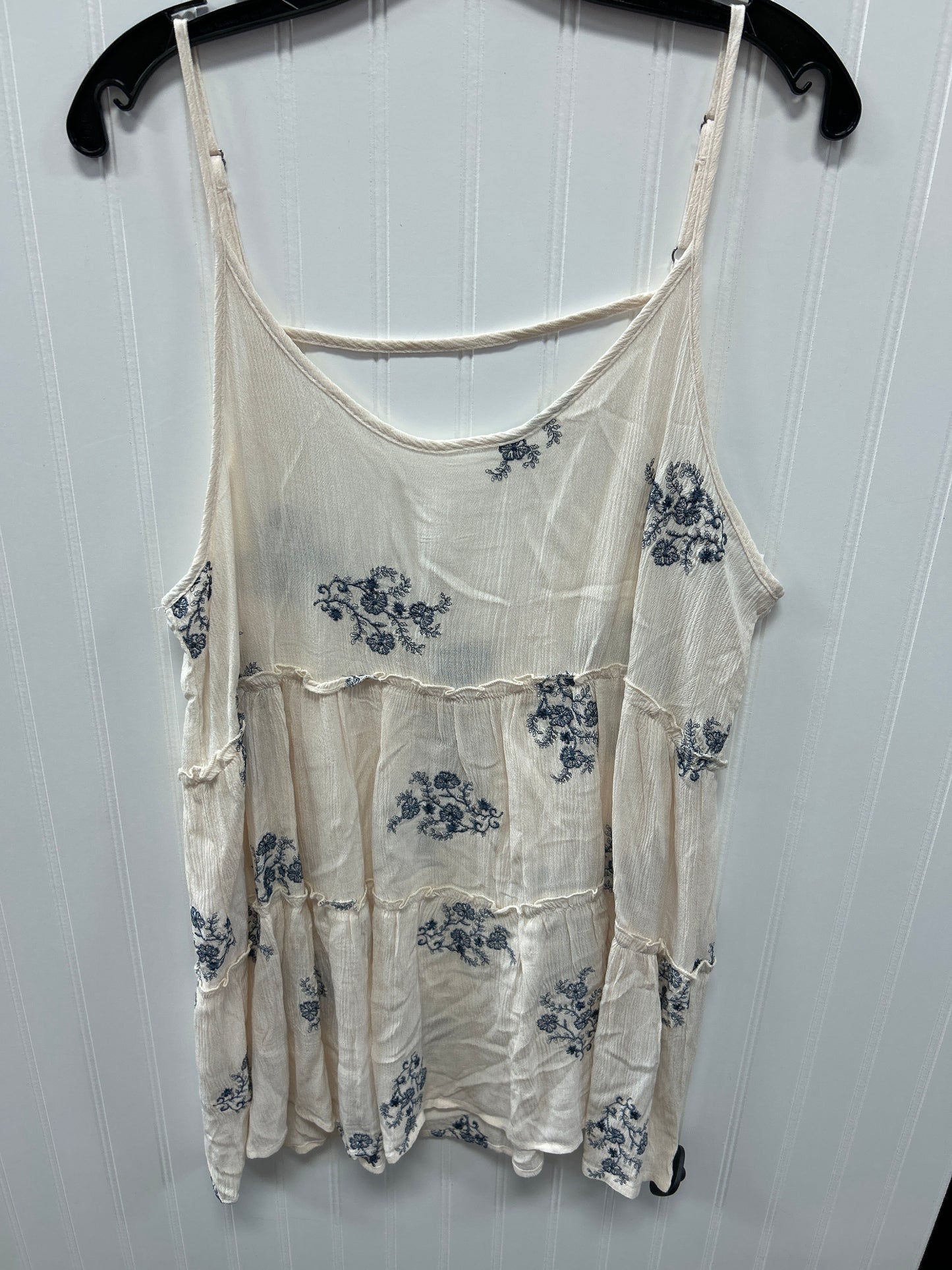 Top Sleeveless By Daytrip In Cream, Size:L