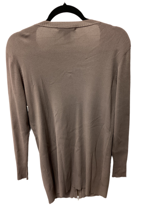 Sweater Cardigan By Boston Proper In Taupe, Size:S
