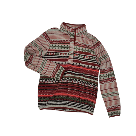 Athletic Fleece By Columbia In Grey & Red, Size:M