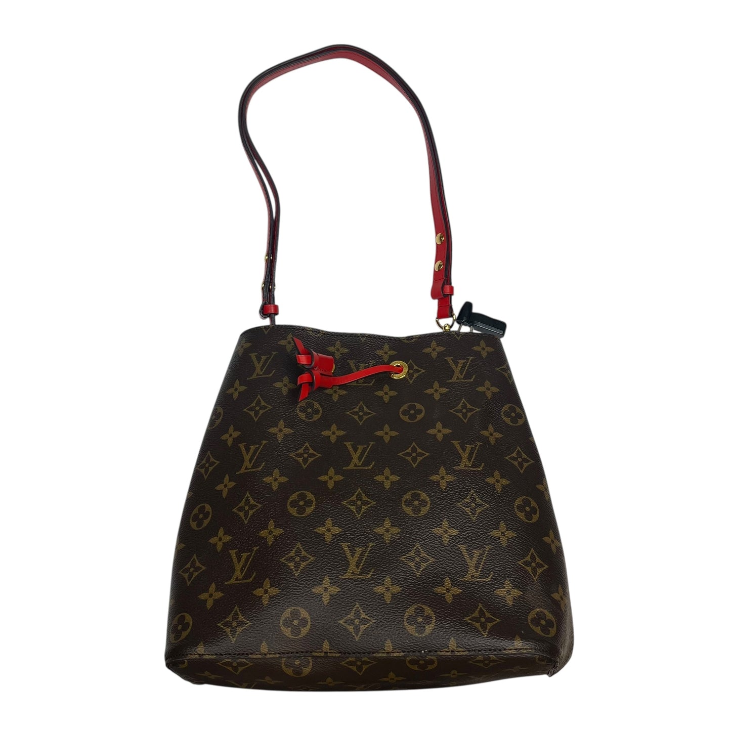 Handbag Luxury Designer By Louis Vuitton In Brown, Size:Medium