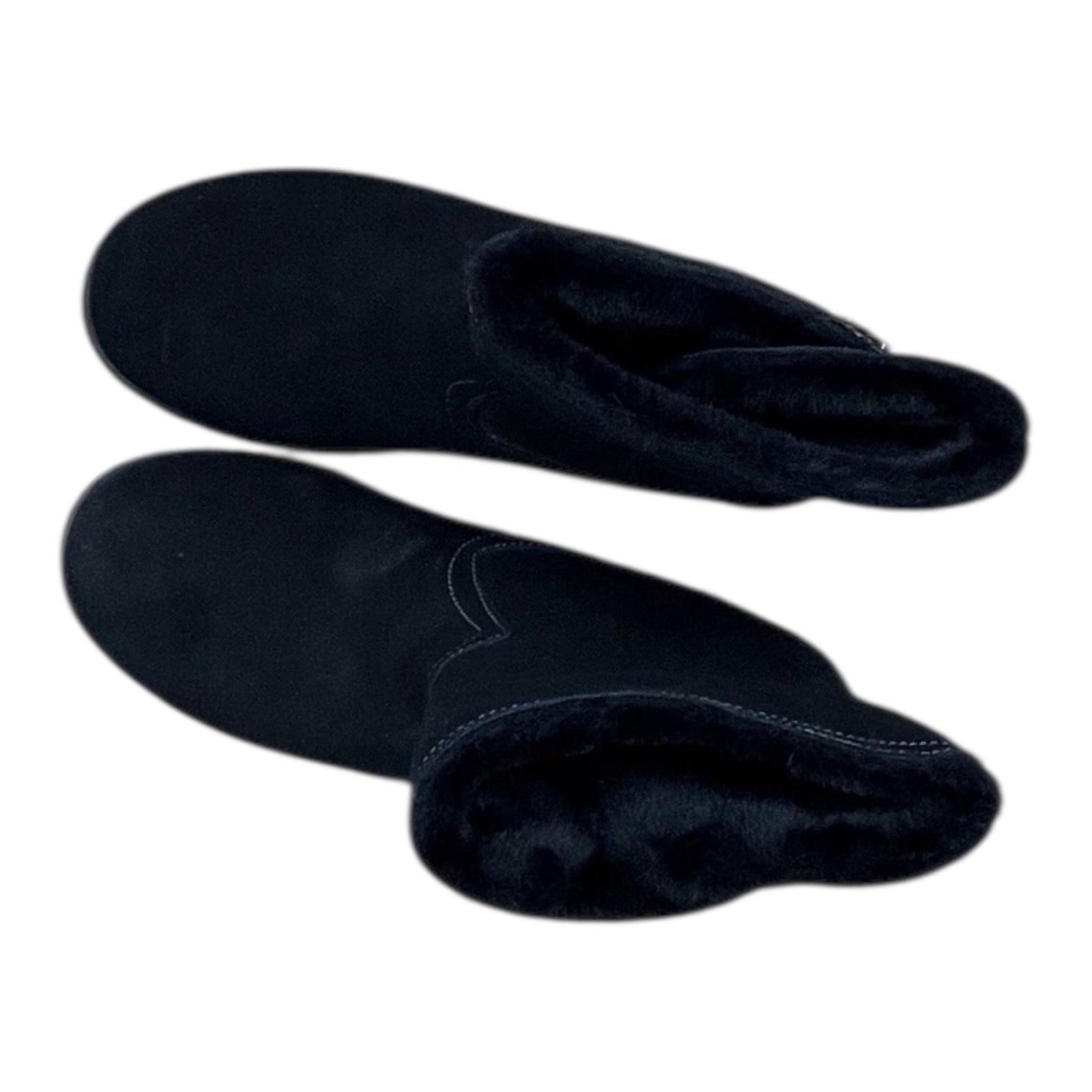Boots Mid-Calf Flats By Skechers In Black, Size:8