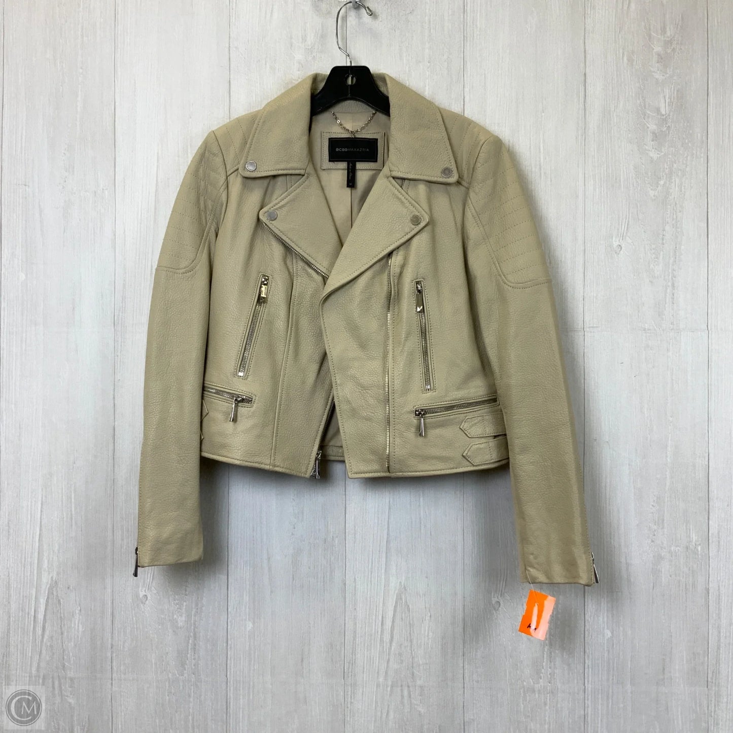 Jacket Moto By Bcbgeneration In Floral Print, Size: M