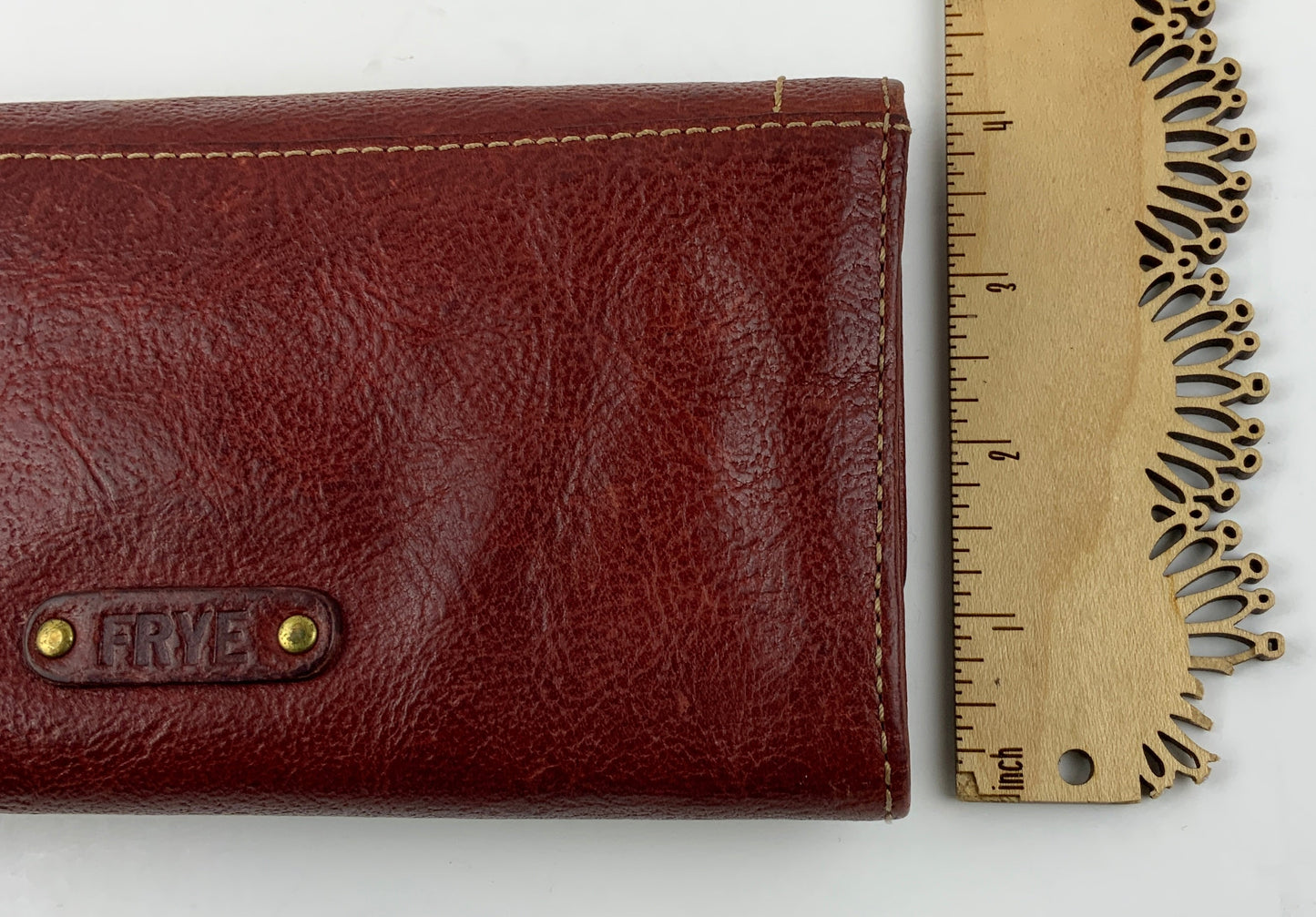 Wallet Leather By Frye, Size: Large