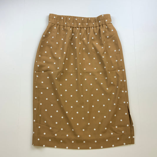 Skirt Midi By J. Crew In Brown, Size: Xs