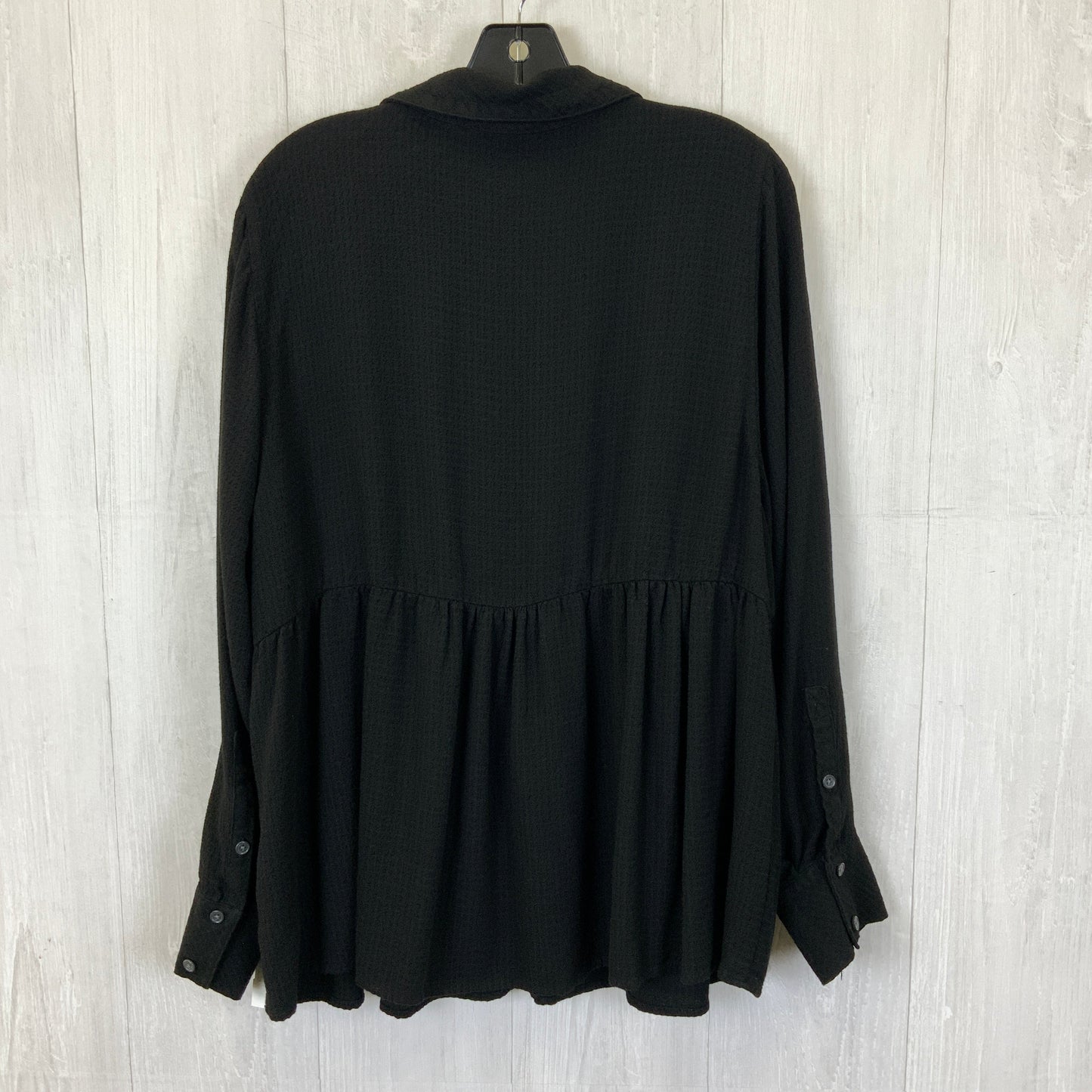 Blouse Long Sleeve By Torrid In Black, Size: 2x