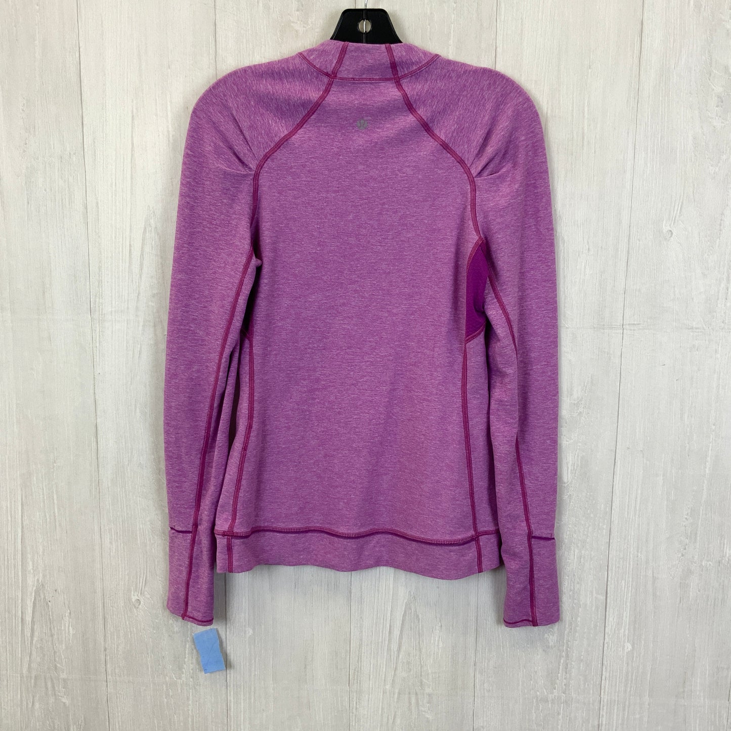 Athletic Top Long Sleeve Crewneck By Lululemon In Purple, Size: 6