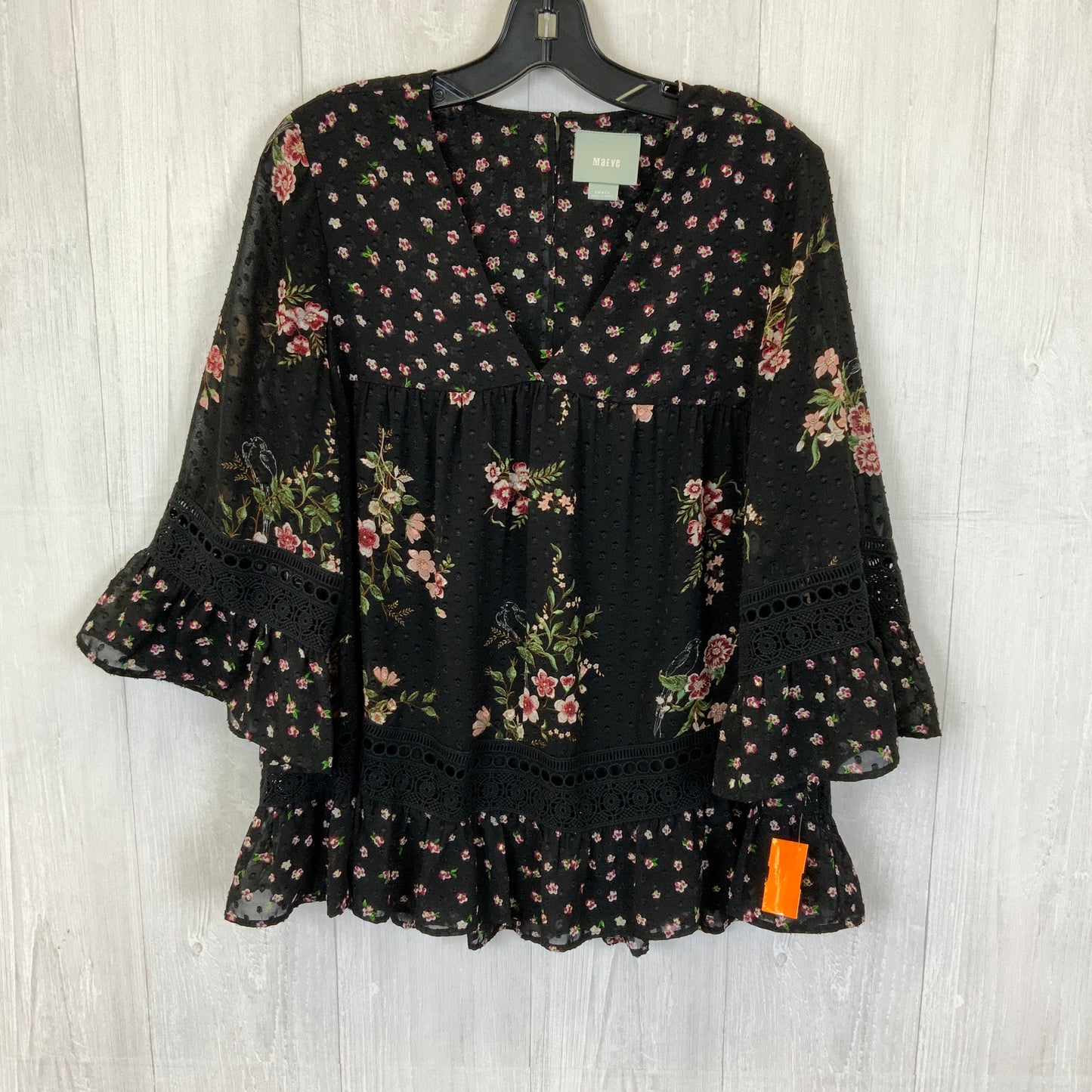 Blouse 3/4 Sleeve By Maeve In Bronze, Size: S