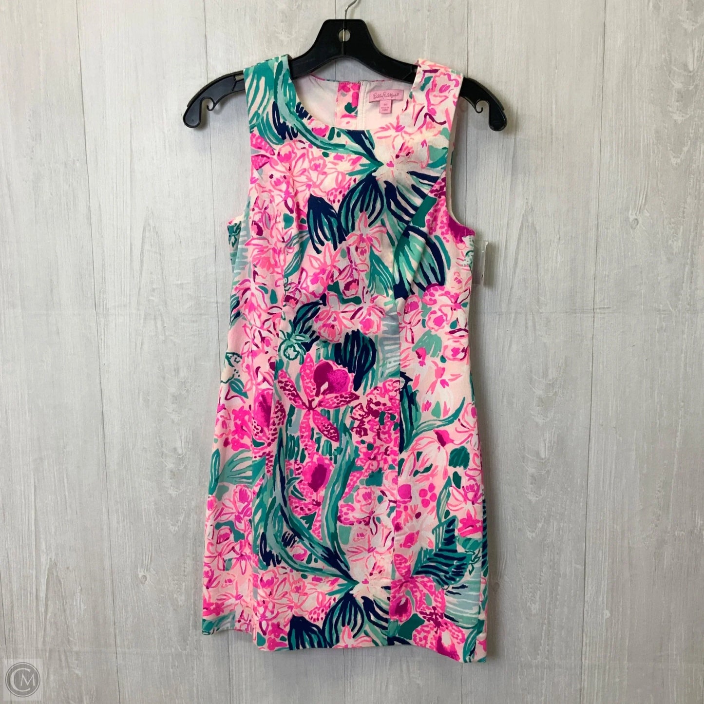 Top Sleeveless Designer By Lilly Pulitzer In Blue & White, Size: Xs