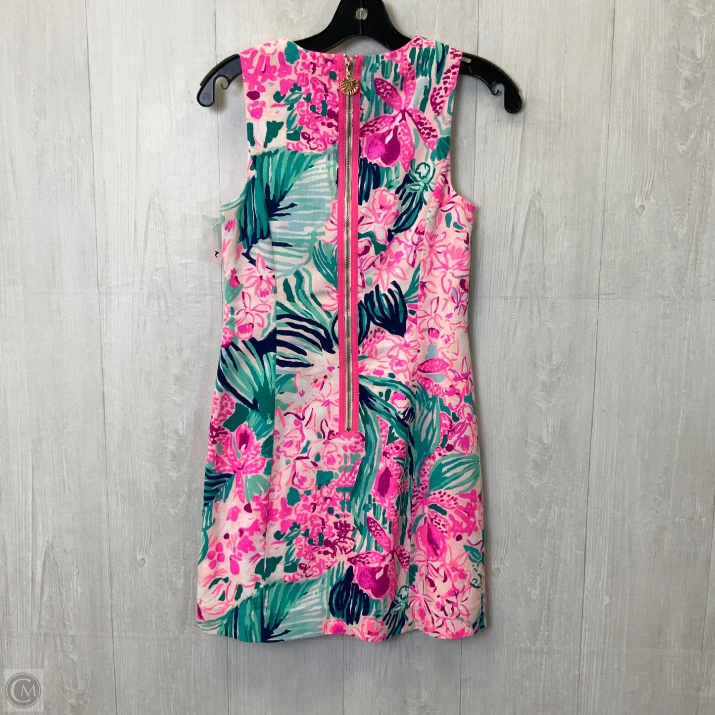 Top Sleeveless Designer By Lilly Pulitzer In Blue & White, Size: Xs