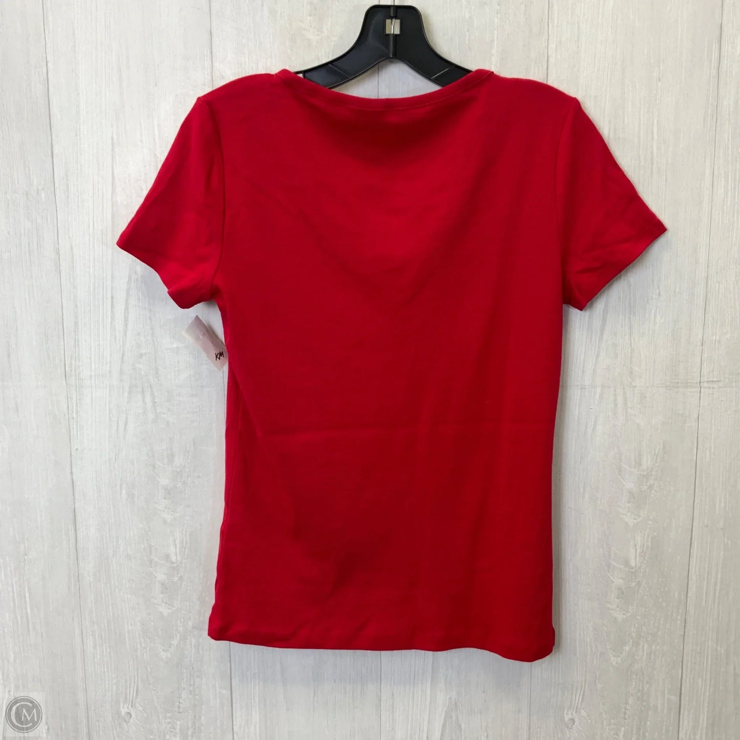 Top Short Sleeve Basic By Tommy Hilfiger In Red, Size: M