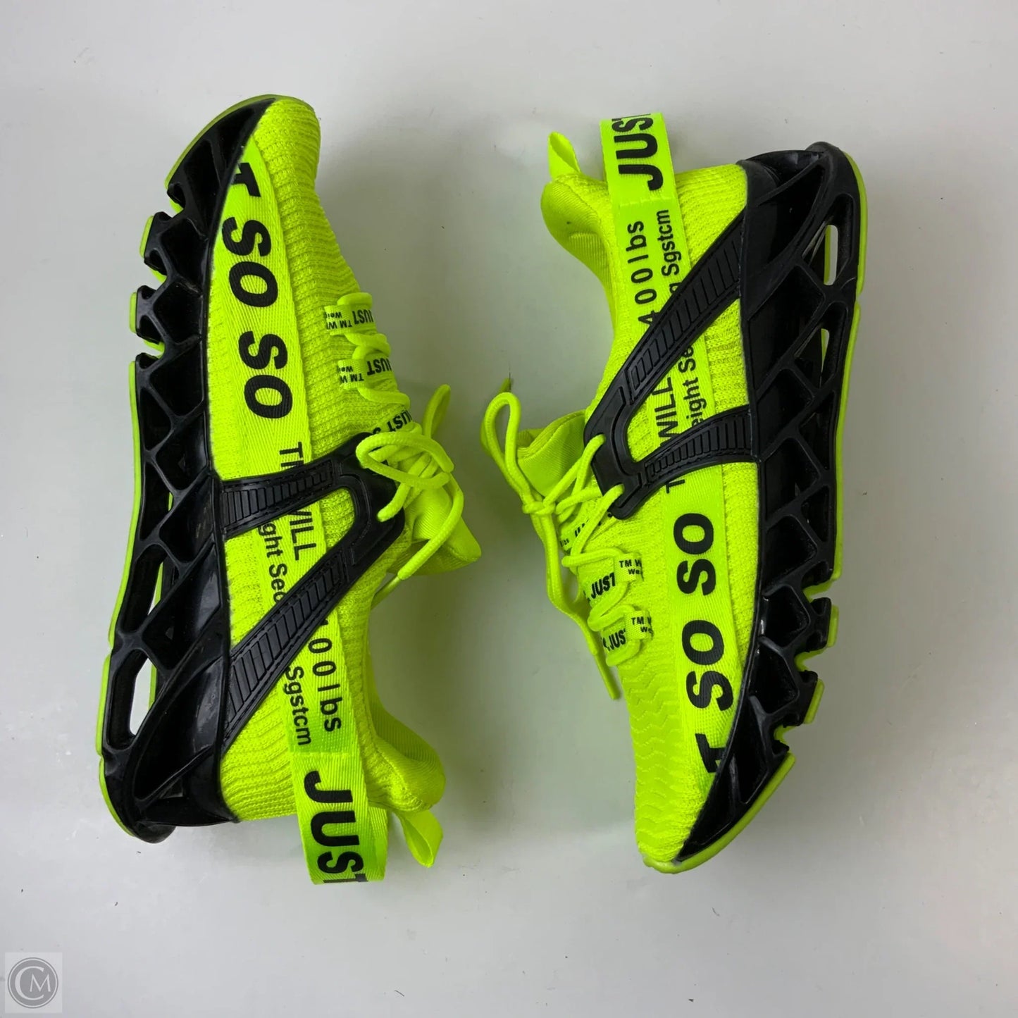 Shoes Athletic By Clothes Mentor In Yellow, Size: 8.5