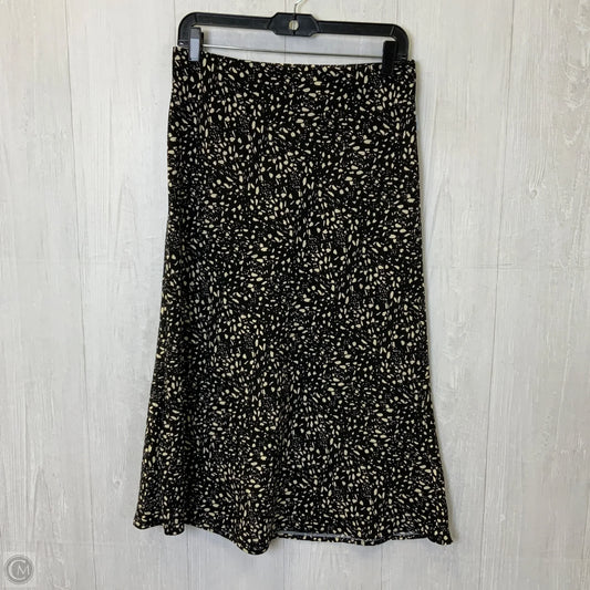 Skirt Midi By Rachel Zoe In Black & Cream, Size: S