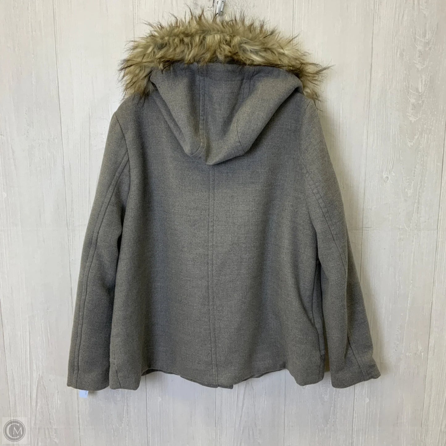 Coat Peacoat By Zara In Grey, Size: S