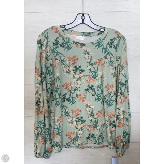 Top Long Sleeve By Lc Lauren Conrad In Green, Size: M