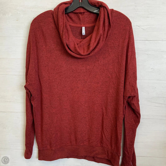 Top Long Sleeve By Z Supply In Red, Size: M