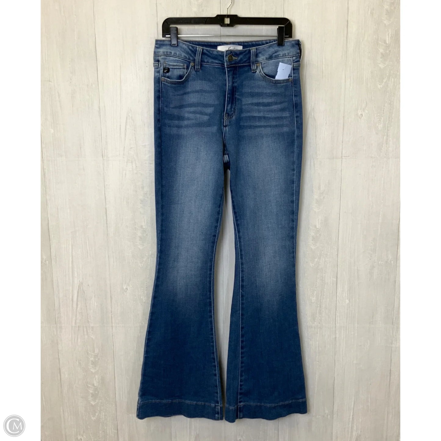 Jeans Boot Cut By Kancan In Blue Denim, Size: 10
