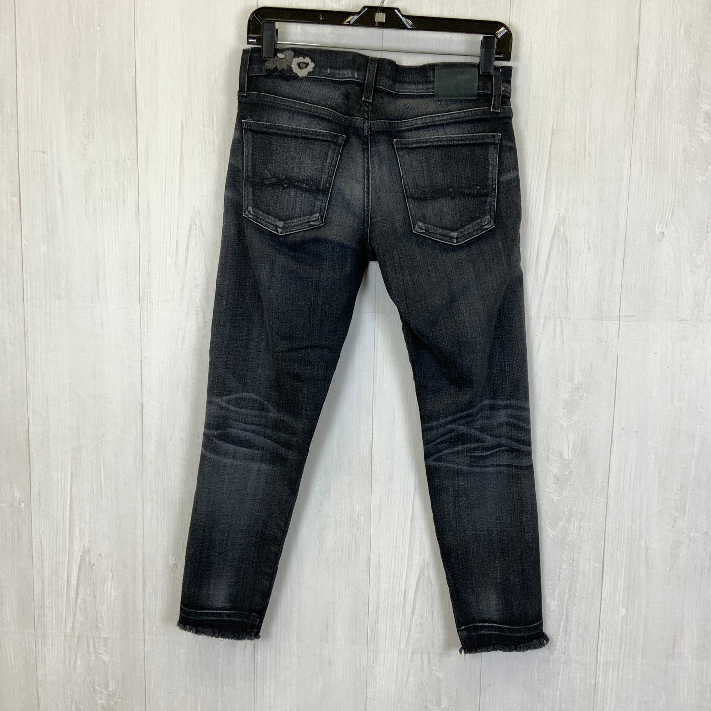 Black Denim Jeans Boyfriend Lucky Brand, Size 2