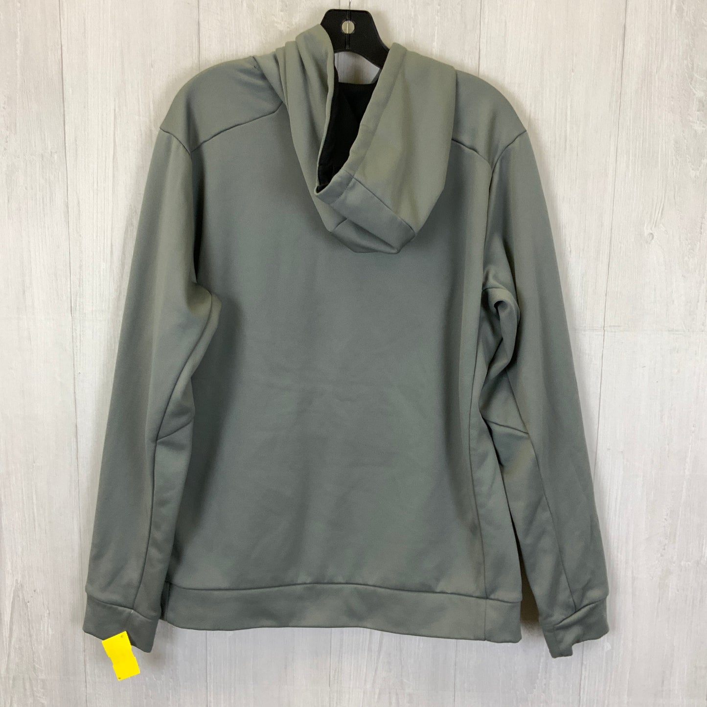 Athletic Top Long Sleeve Hoodie By Nike Apparel In Grey, Size: L