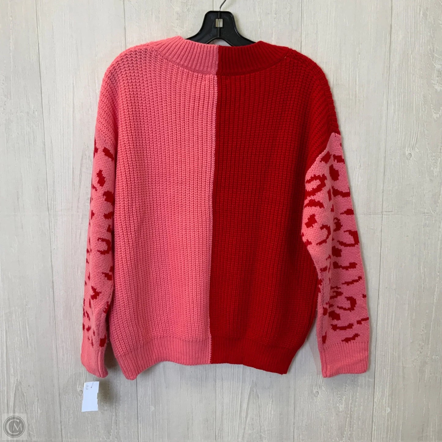 Sweater By Umgee In Pink & Red, Size: M