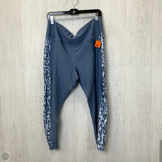 Athletic Capris By Under Armour In Blue, Size: 2x