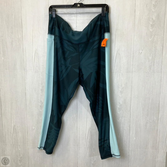 Athletic Capris By Under Armour In Green, Size: 2x